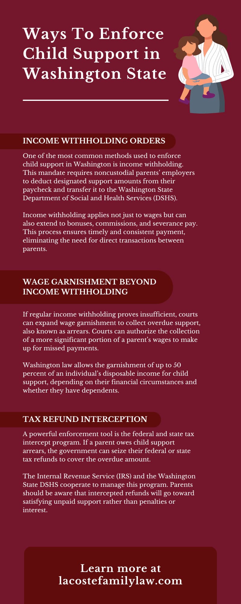 9 Ways To Enforce Child Support in Washington State